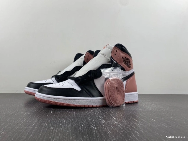 MaikeSneakers Rust Jordan 1 Retro 861428-101 Pink Og Air High Nrg 0727